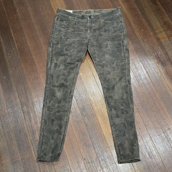Ralph Lauren Denim - Polo Ralph Lauren Women's Tompkins Skinny Waxed Camouflage Jeans Size 36x32